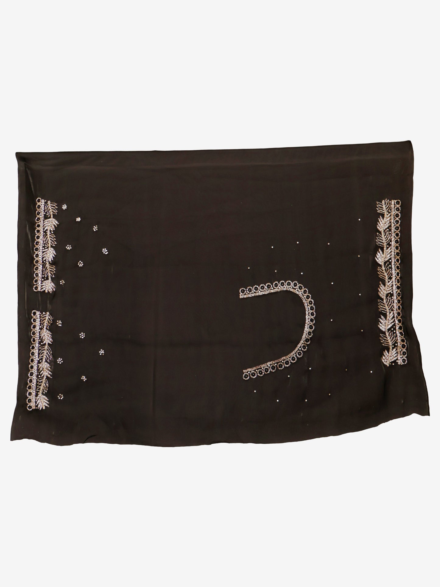 Designer Saree with Kundan & Beads work by Shreekama