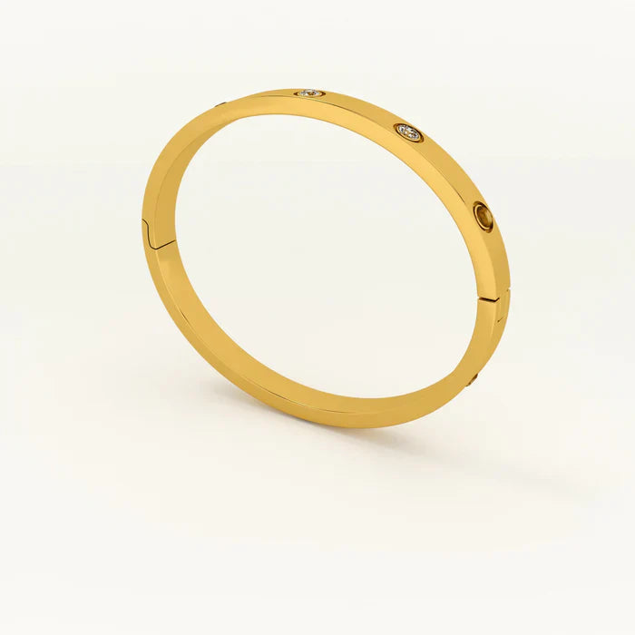 Crystal Love Bangle Bracelet